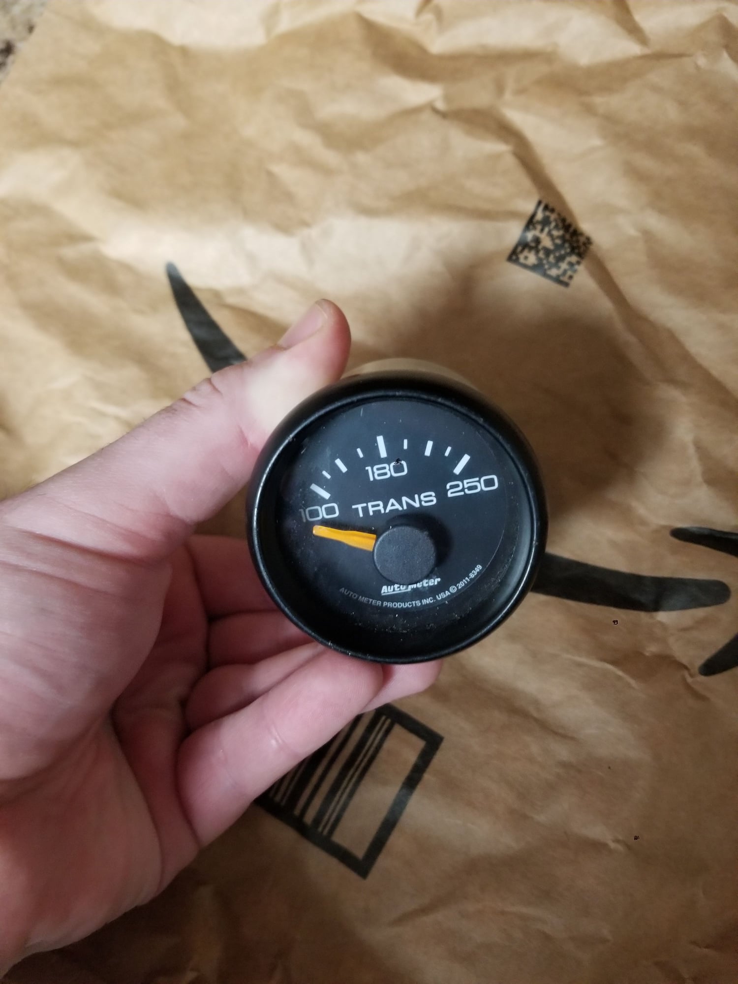 Accessories - AutoMeter Trans Temp Gauge, GM Style - Used - -1 to 0 Any Make All Models - Glen Burnie, MD 21060, United States
