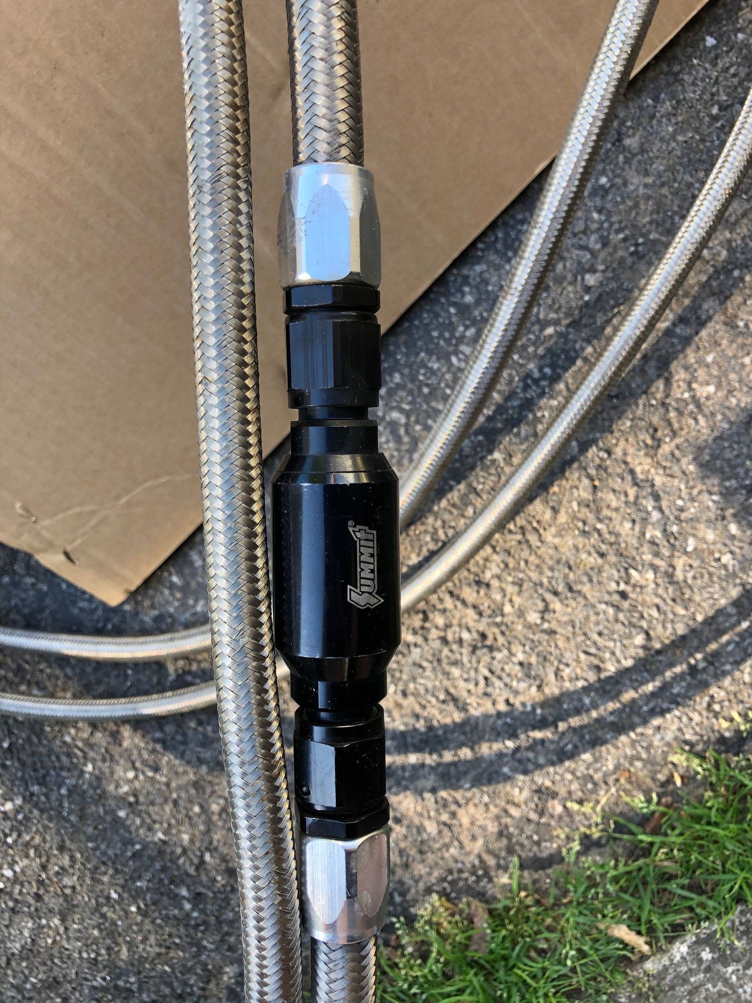 Braided fuel lines, Fastronix hot wire kit and dual pump setup