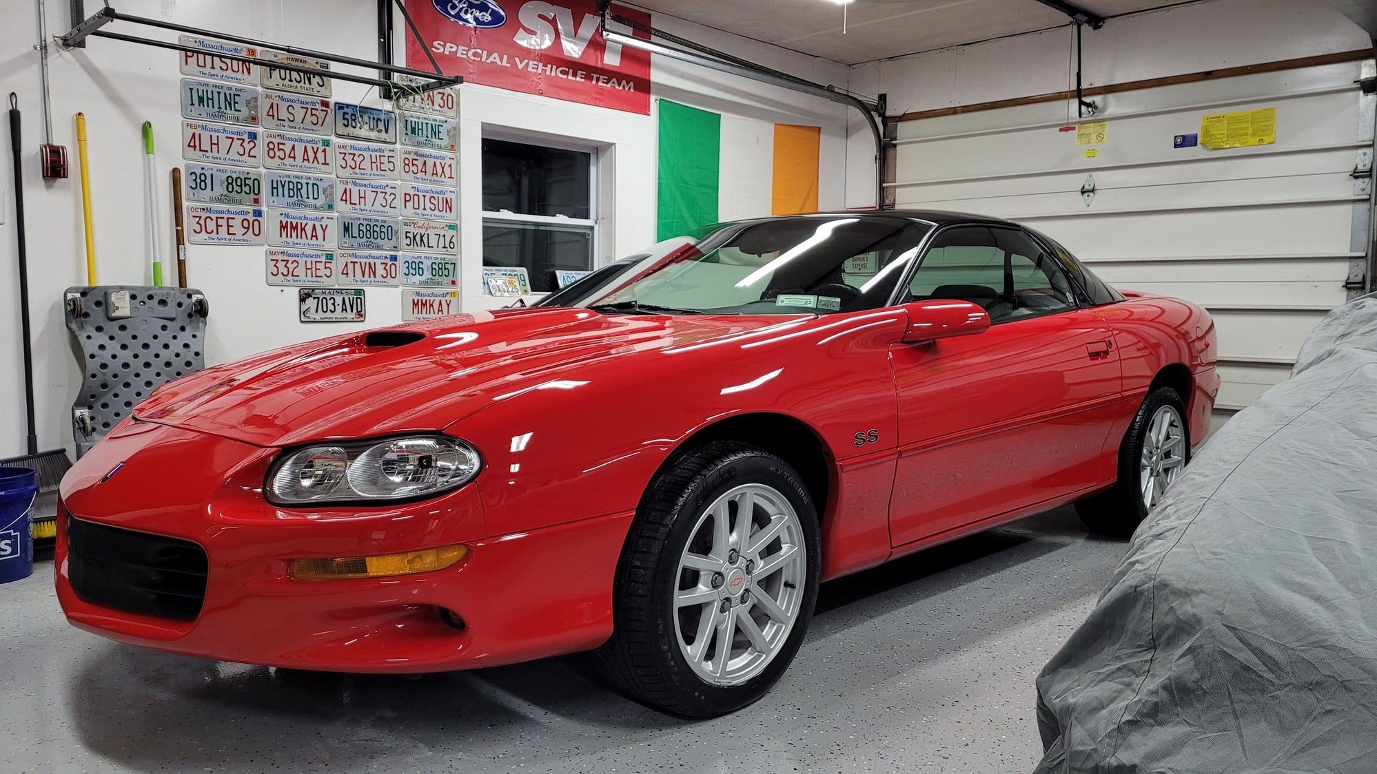 2002 Chevrolet Camaro - 2002 Camaro SS Hardtop 18k Miles Clean - Used - VIN 2G1FP22G32216965 - 18,200 Miles - 8 cyl - 2WD - Automatic - Hatchback - Red - Greenland, NH 03840, United States