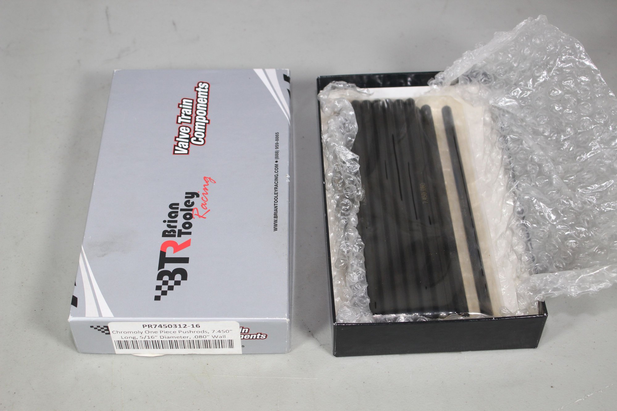 Engine - Internals - NEW Brian Tooley Racing 7.450" Hardened Pushrods - New - Springfield, MO 65807, United States