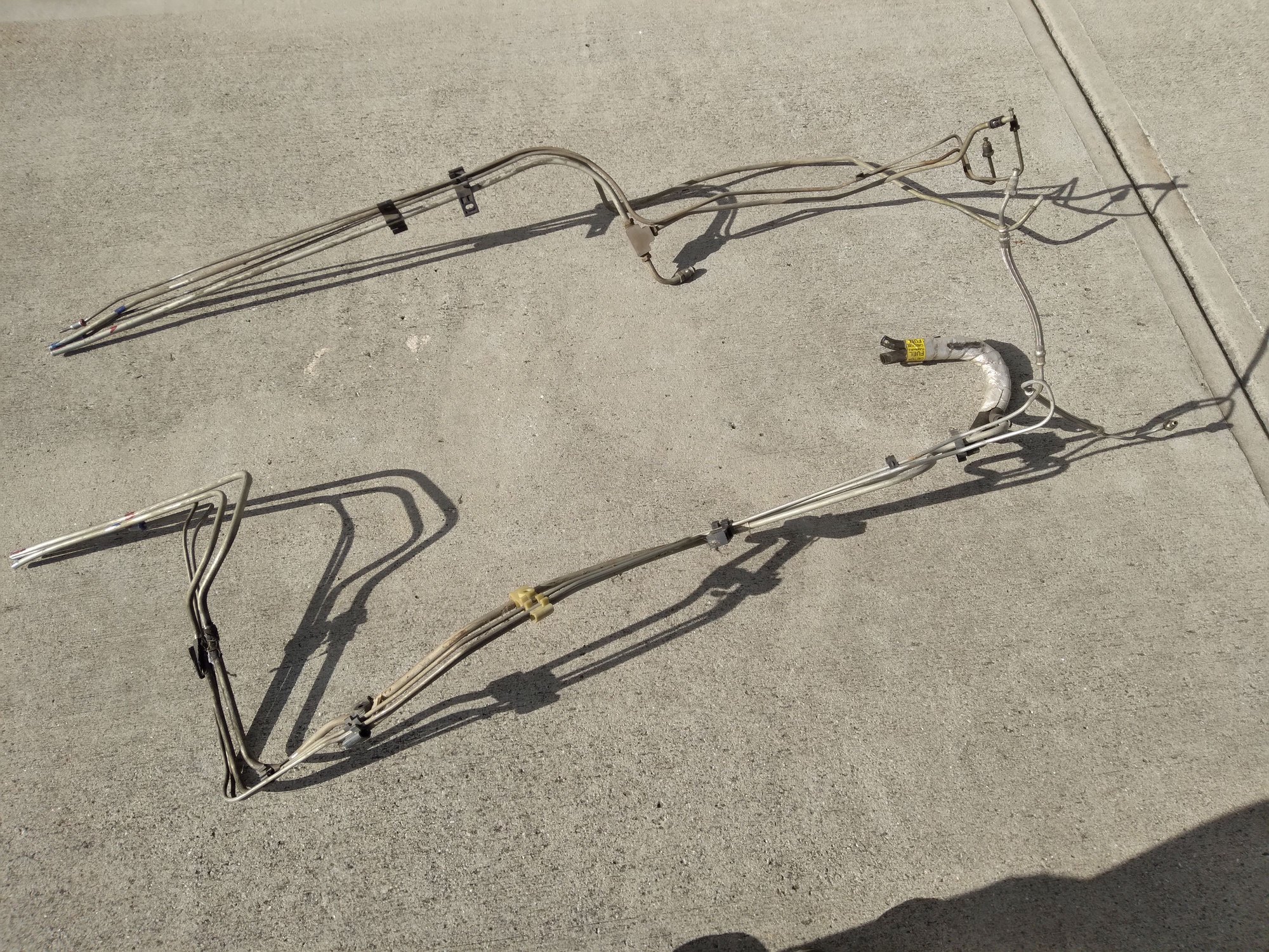 Engine - Intake/Fuel - Camaro Firebird OEM Steel Fuel Lines [cut in 2 sections for shipping] - Used - 0  All Models - Greer, SC 29651, United States