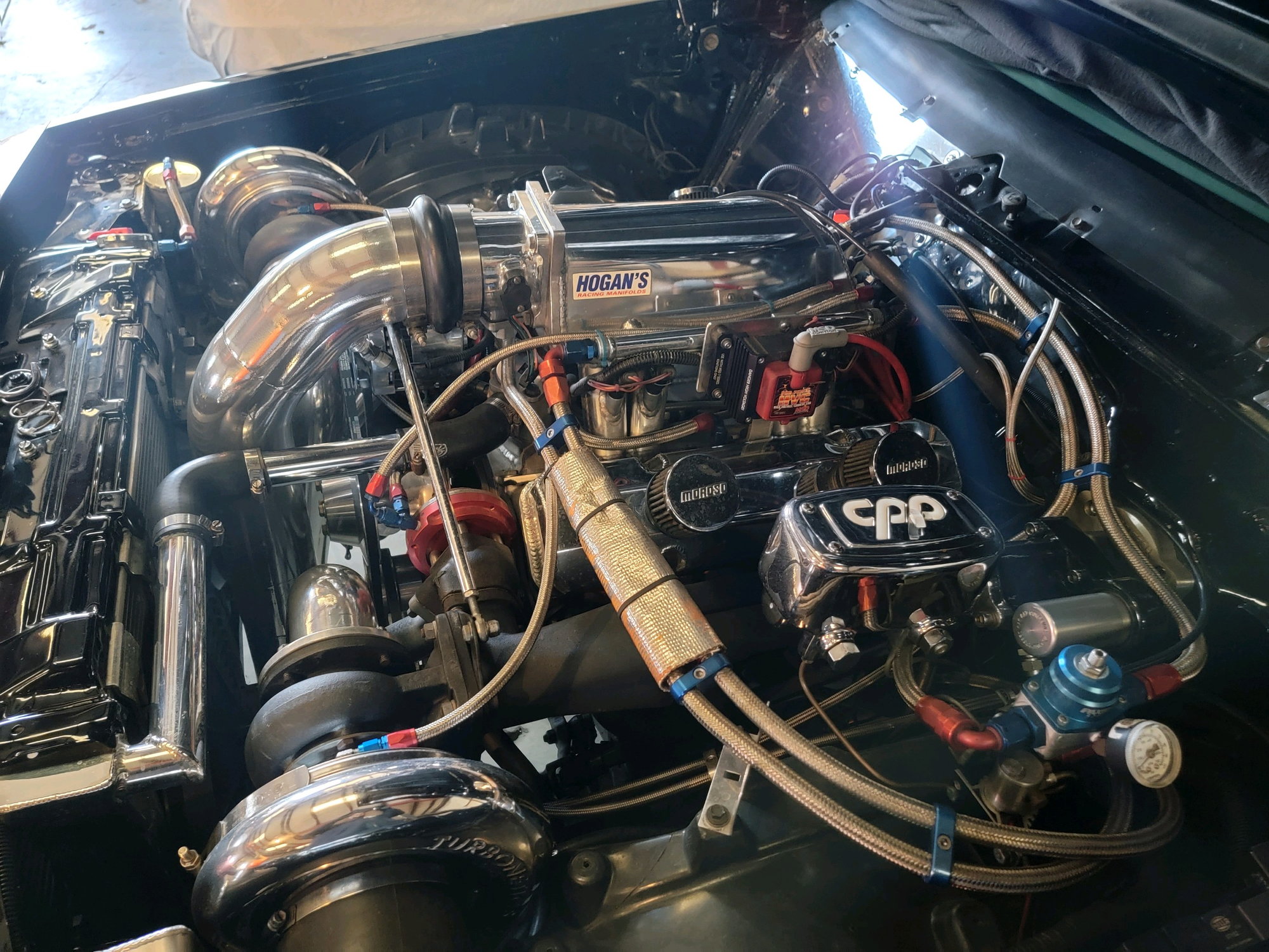 Engine - Complete - SBC Twin Turbo with 76's complete engine setup - Used - 0  All Models - Attleboro, MA 02703, United States
