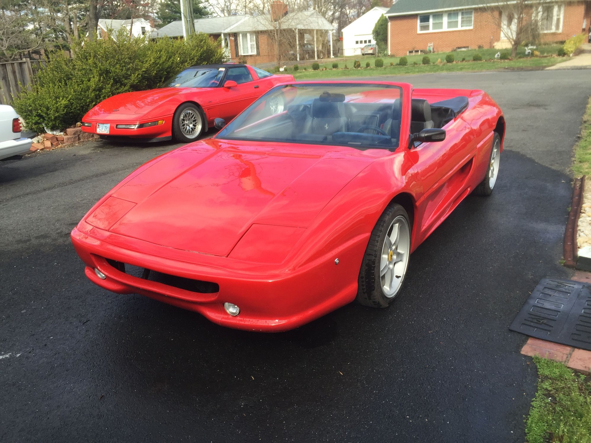 1986 Pontiac Fiero - Faux Ferrari 355 roadster (Fiero Kit) - Used - VIN 1G2PF3790Gp247270 - 116,000 Miles - 8 cyl - 2WD - Automatic - Convertible - Red - Alexandria, VA 22310, United States
