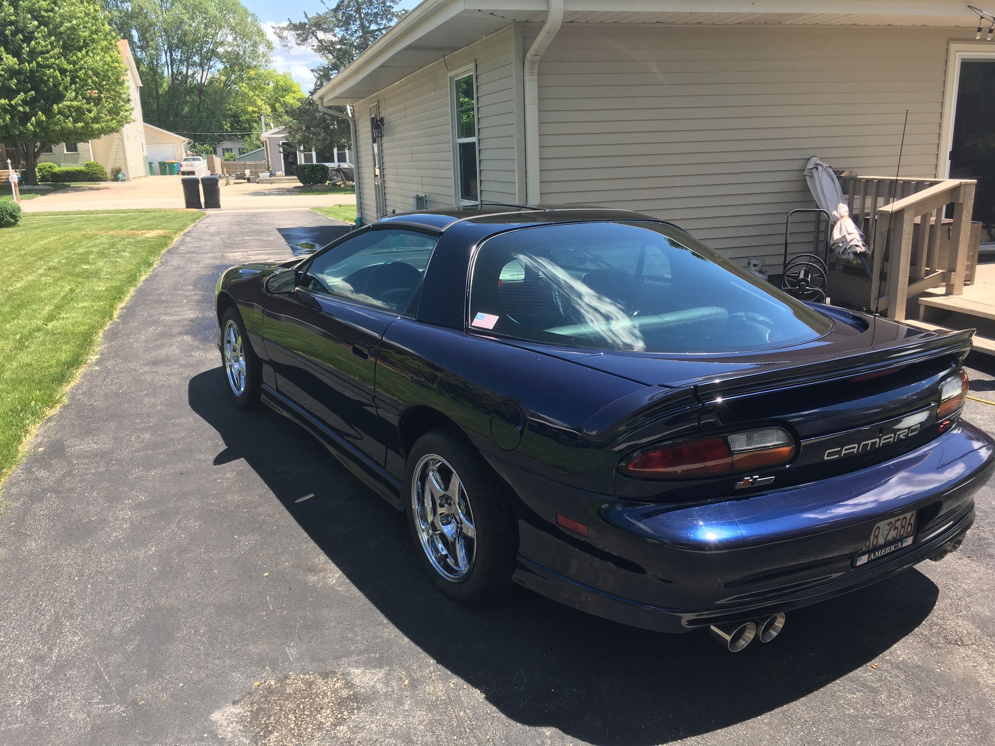 2000 Chevrolet Camaro - 2000 Camaro z28 6-speed - Used - VIN 2g1fp22g3y2177219 - 8 cyl - 2WD - Manual - Coupe - Blue - Lincolnshire, IL 60069, United States