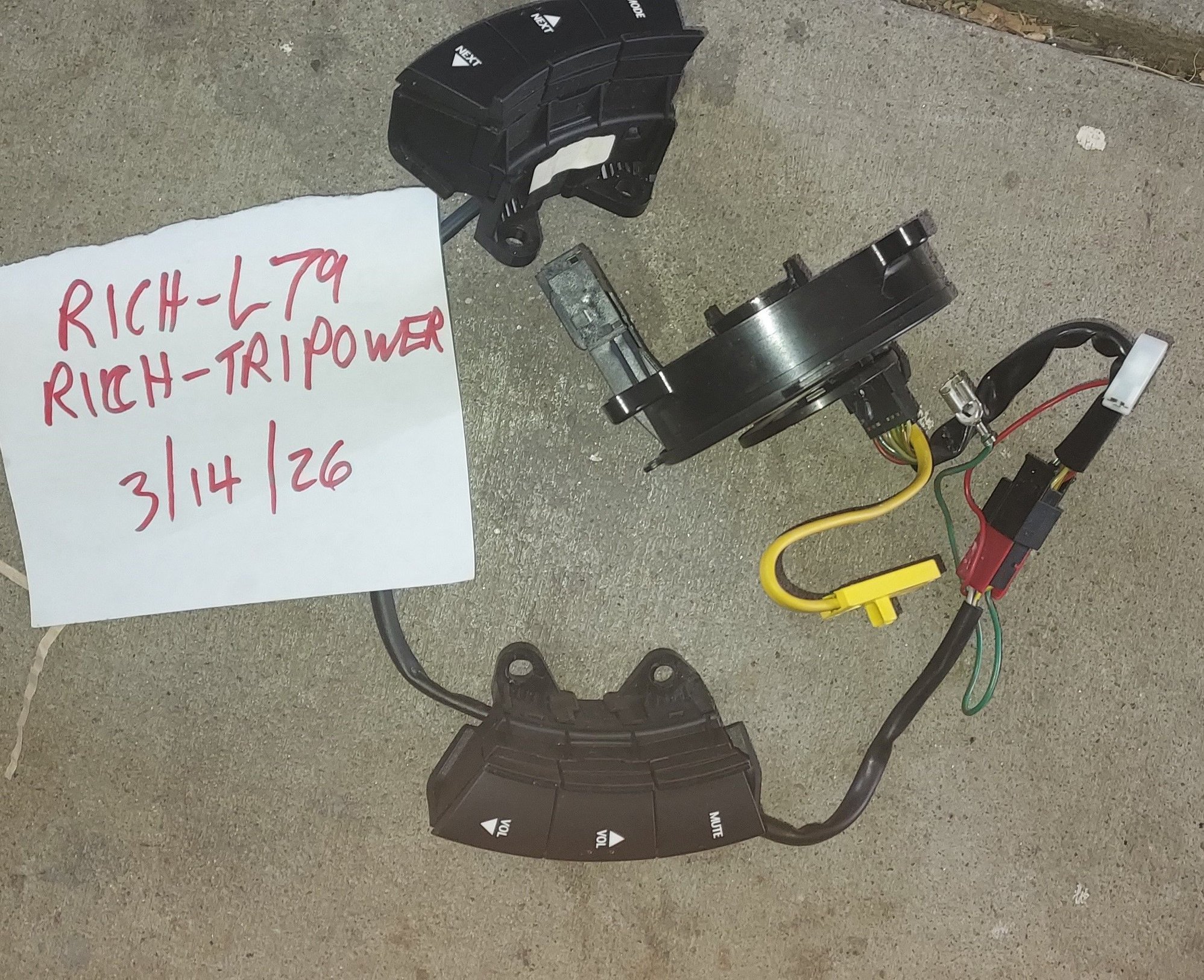 Interior/Upholstery - 2006 GTO steering column parts, blue stitch manual shift boot - Used - 2004 to 2006 Pontiac GTO - Waverly, NE 68462, United States