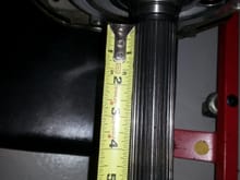 4L80E output shaft length