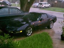 My lil brother's '96 Vette All stock.