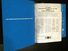 First Page 1985 Camaro Service Information