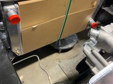 The vertical radiator gives it the cleaner look I was looking for. 