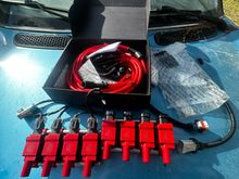 Ls1/ ls6 coil relocation kit 
Rev ignition coils and dragon fire ceramic plug wires 
275 shipped 