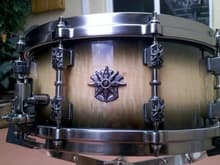 Limited edition Tama Warlord Valkerie snare. Hand made, signed and numbered.
