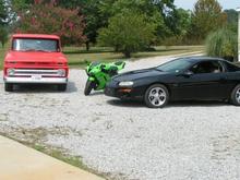 2001 camaro ss, 1965 c10 chevorlet orginal, 2007 ninja