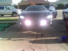 Hid Head Lights &amp; Foglights in Grill 
(A little Overkill but Cool)