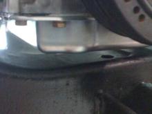Oil pan clearance