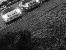 Left to Right - My T/A (RIP) Robert's WS6 (RIP) Jakes SS (RIP) and Aeeng's Formula

:'(