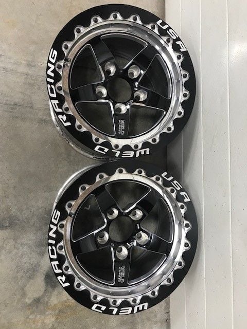 Wheels and Tires/Axles - Used Weld RTS Single Bead Lock Wheels 15x10 with 7.5 Back spacing 5 on 4.75BP - Used - All Years Any Make All Models - Winnipeg, MB R3C5S6, Canada