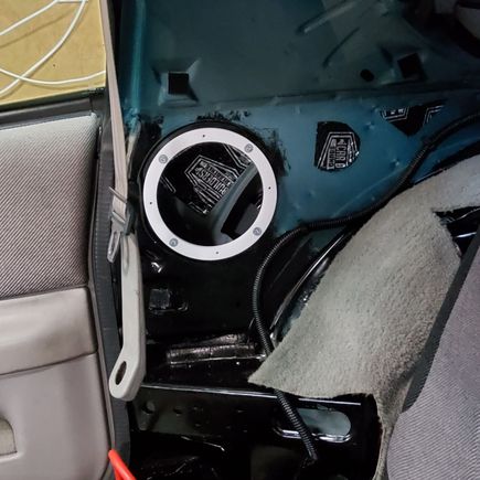 Spacer installed with nyloc nuts - x 8