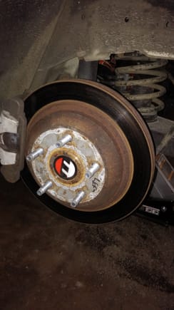 After getting the rear end out we figured out why the car had crappy brakes. Someone had the calipers on the wrong side and they weren't bled properly, even though they marked it lol.