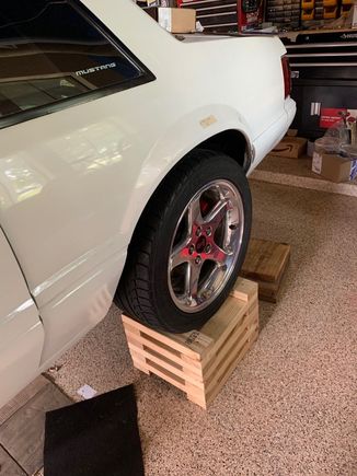 Aren't these some great looking wheel?  I love them but sadly, they're too narrow.