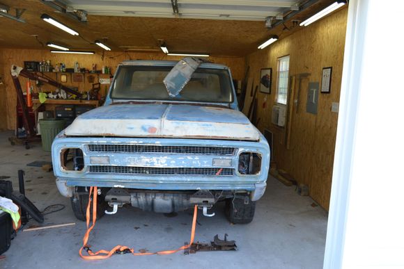 1970 C 10 Sitting on Yukon frame