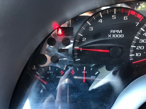 40psi at start up 