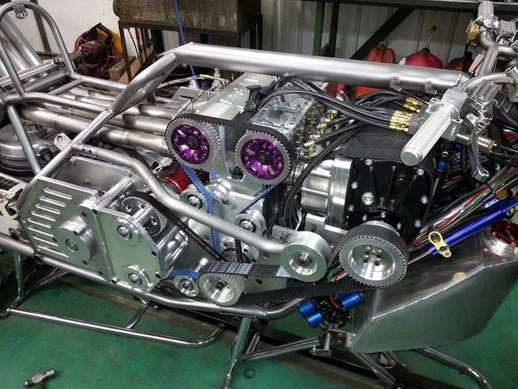 My Top Fuel Motorcycle Engine