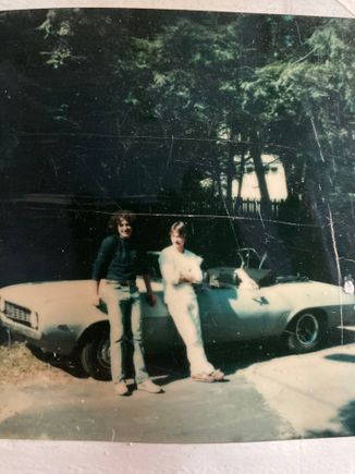 Movin out west in the trusty $200 Camaro !! Note the living room speakers(working) and Pontiac wheels.