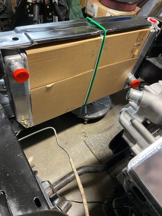 The vertical radiator gives it the cleaner look I was looking for. 