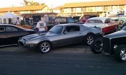 at a car show about 1 and half later