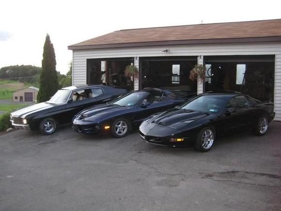 72 Chevelle,98 WS6,93 Formula with suncoast ram air hood