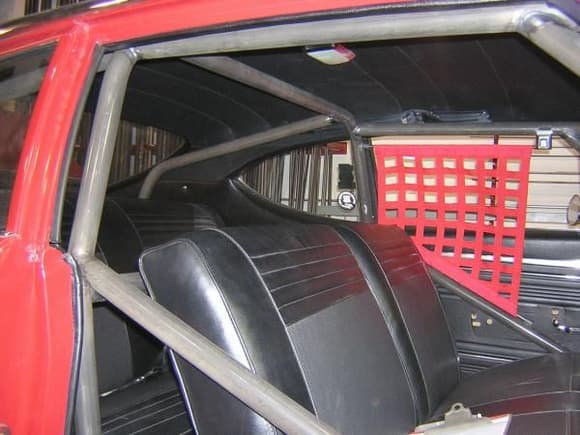 Full interior with cage