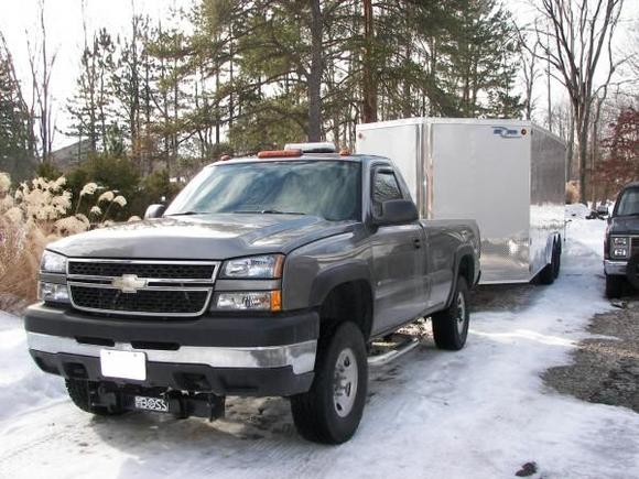 The workhorse movin my new trailer