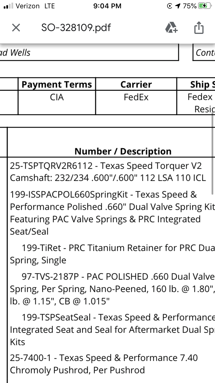 Engine - Internals - New in box TSP cam (torqrV2) kit - New - 1997 to 2004 Chevrolet Corvette - Boise, ID 83709, United States