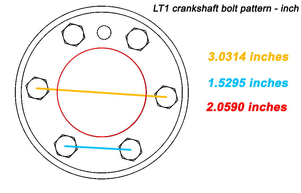 Flywheel to Crank bolt pattern - LS1TECH - Camaro and Firebird Forum ...