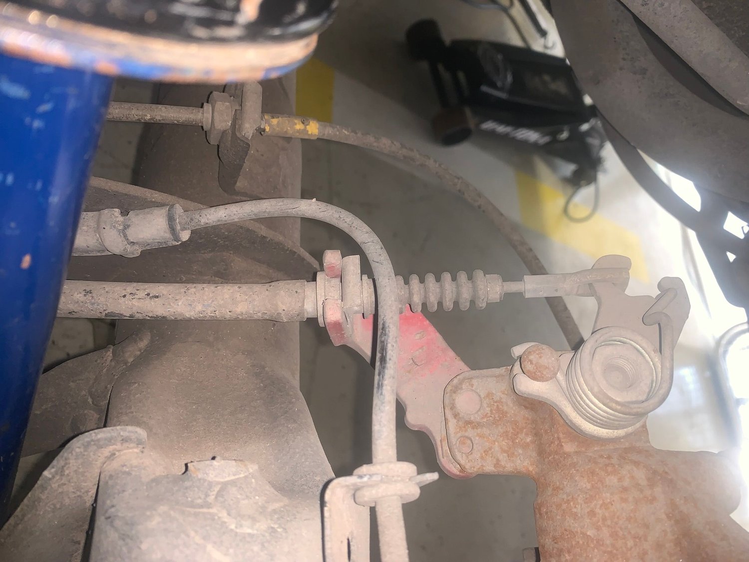 Drivers side still assembled