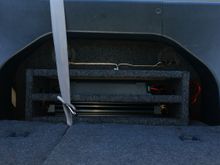 Amp rack installed