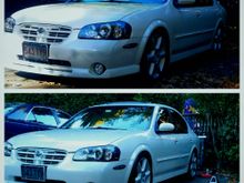 Before and after with spacers