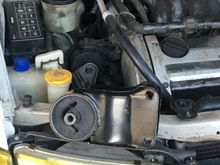 New motor mount installed