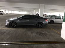 In parking garage