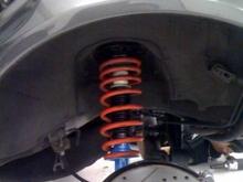 Tokico HP Blues 03 Max SE. Stillen Rear anti sway bar. B G springs. Cross drilled slotted rotors. New boots and painted calipers