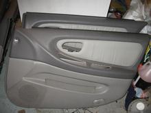 All 4 Grey on Grey Leather door panels... all in great shape