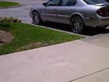 2009 Infiniti M35 Chrome Paint job... 22inch by 8.5 Chrome