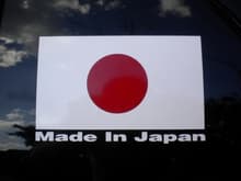 MADE IN JAPAN CUSTOM STICKER TO ADD TO MY COLLECTION