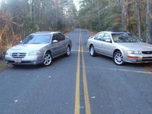 My 4th gen and Devin's 5th gen after our maxima chill day :)