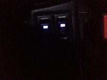 Attempt of blue heated seat switches