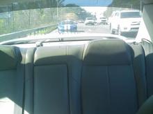 Picture out of the back window of the Max. Notice the Viper
