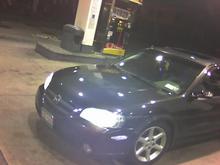me at the gas station