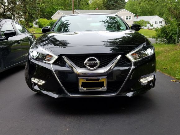 After - taken on different day than the before photo, so intensity may be different.