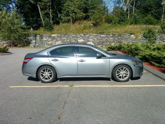 Lowered - Not settled in