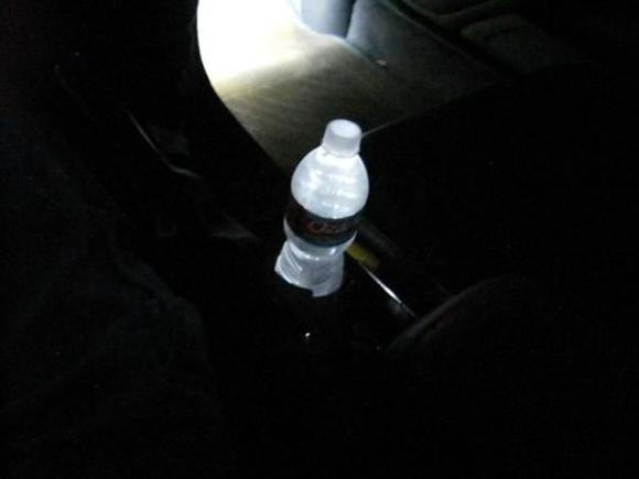 Some interior lighting